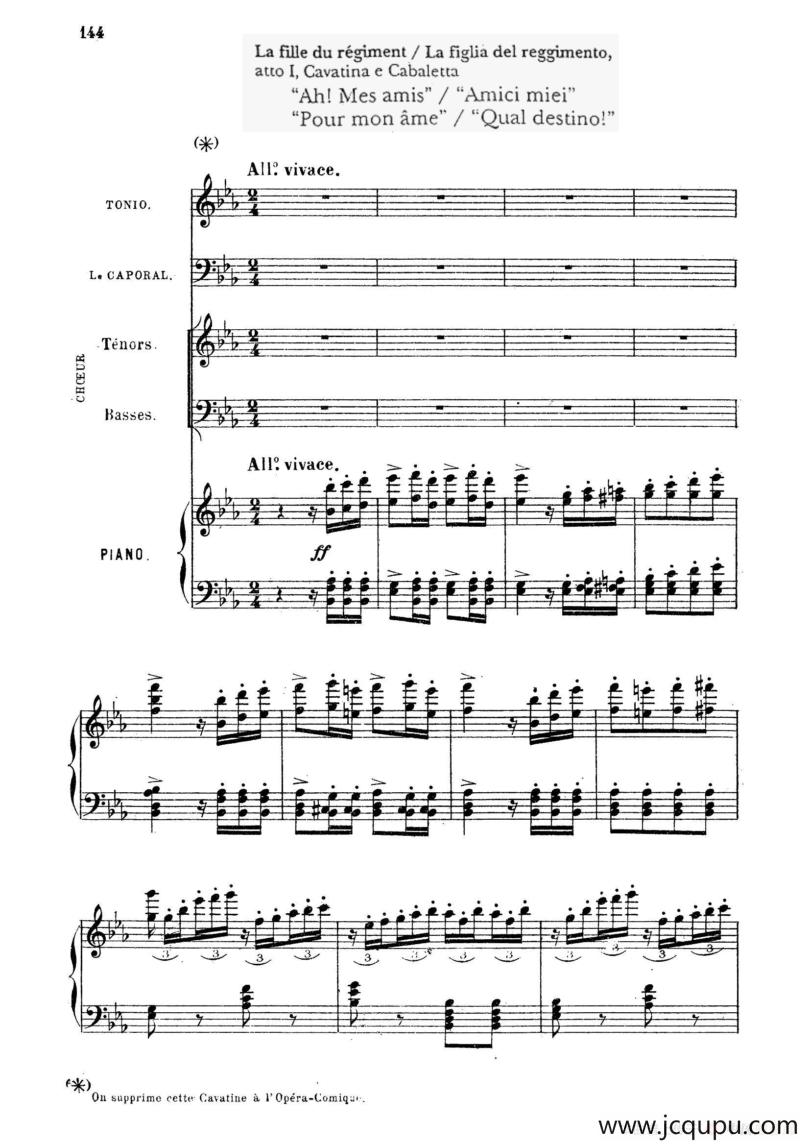 [法] 多么快乐的一天（正谱）简谱