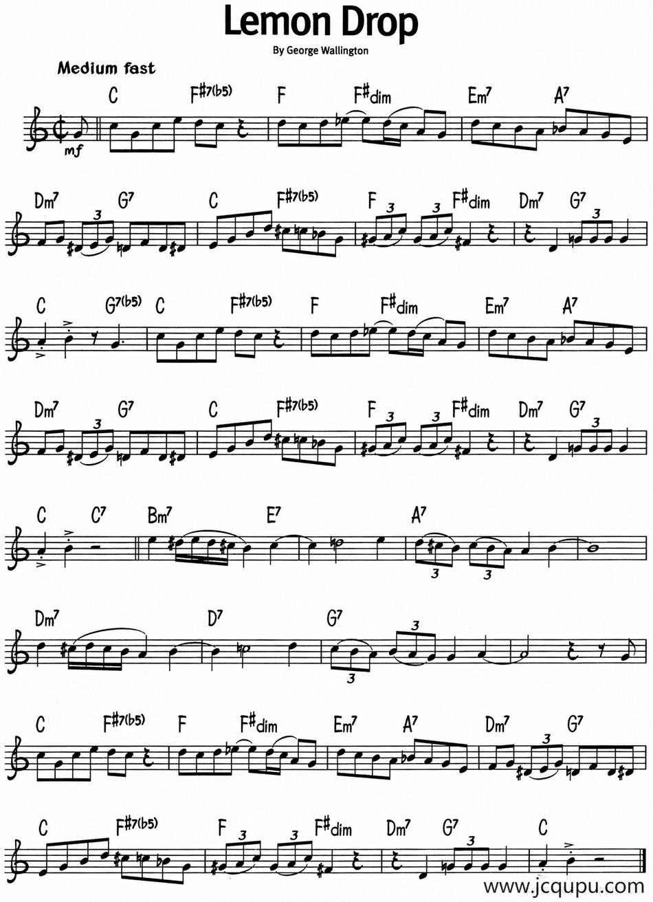 蓝调音乐：Lemon Drop简谱