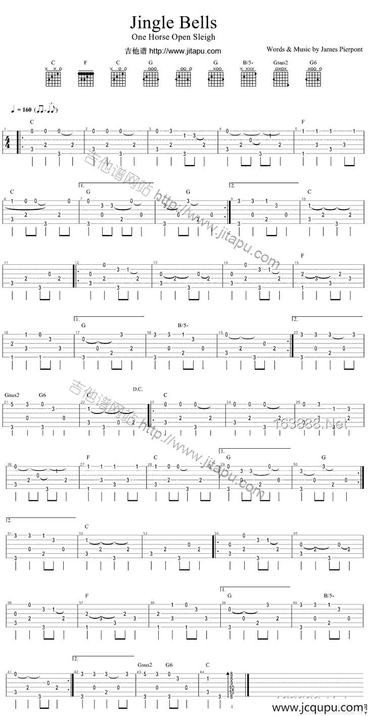 Jingle Bells简谱