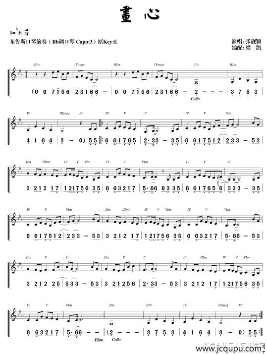 画心（电影《画皮》主题曲）简谱