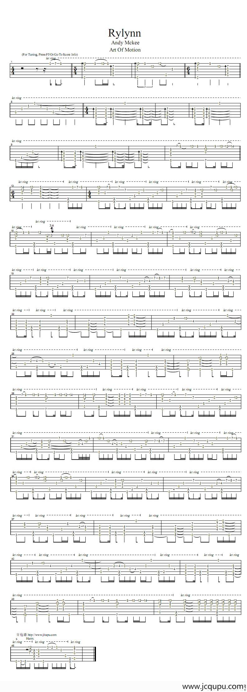 rylynn简谱