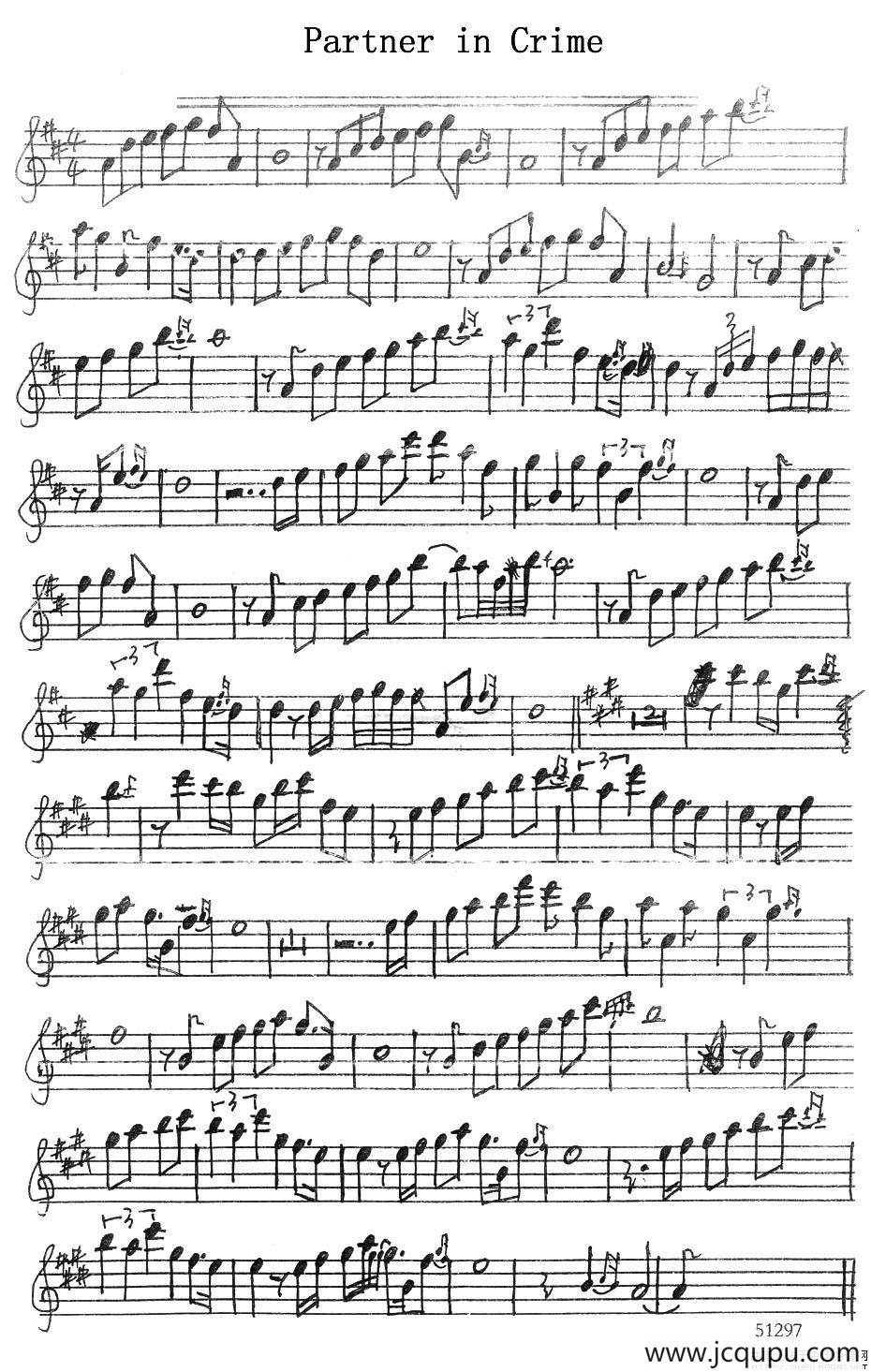 partner in crime简谱