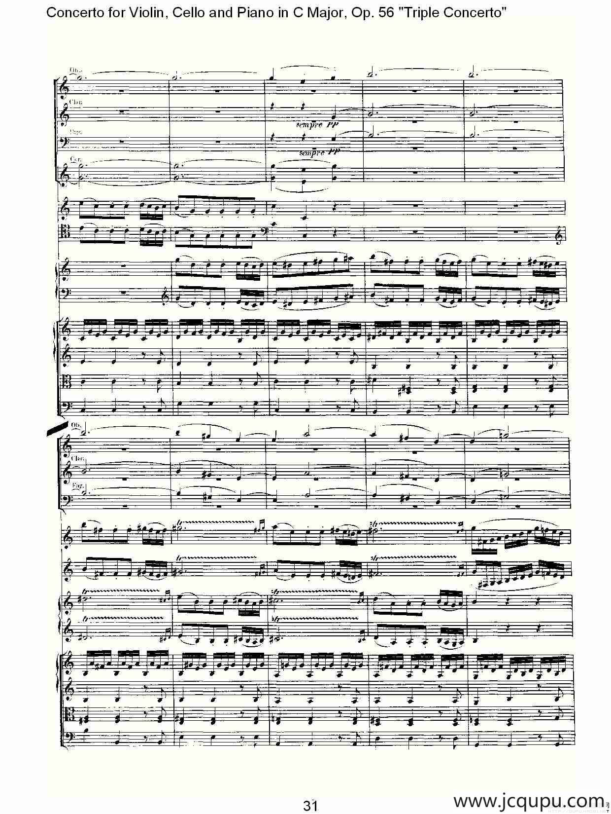 C大调大提琴与钢琴协奏曲 Op.56第三乐章（二）简谱