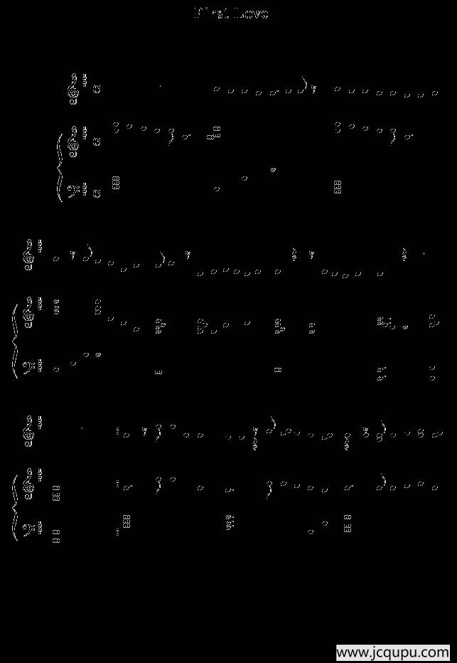 First Love简谱