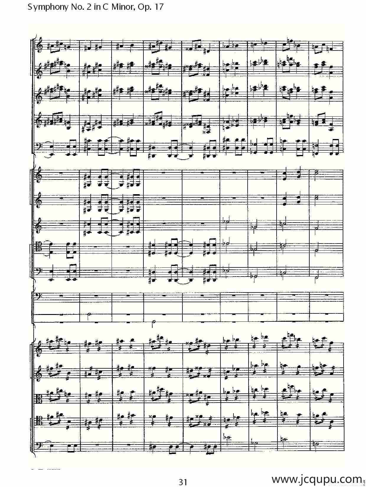 Symphony No. 2 in C Minor, Op. 17 C小调第二交响曲, Op.17简谱