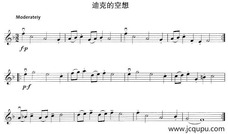 迪克的空想简谱