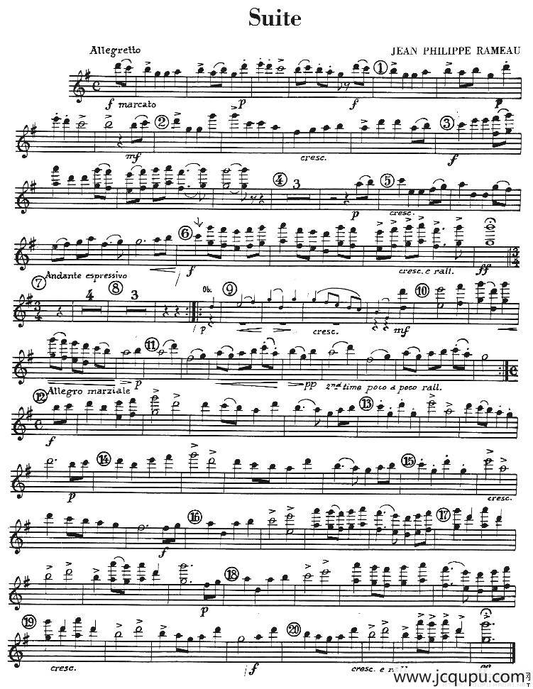 Suite简谱