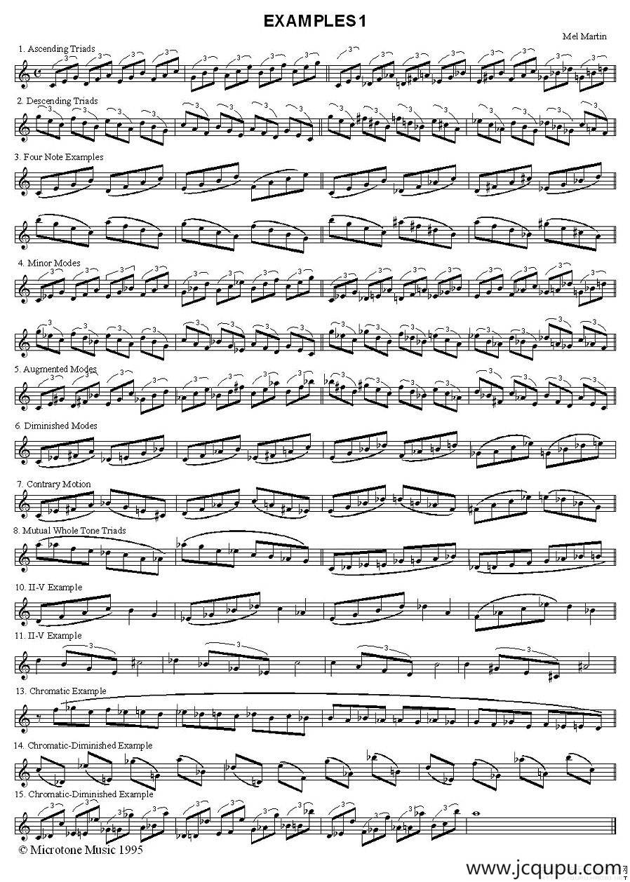 爵士练习曲（2首）简谱