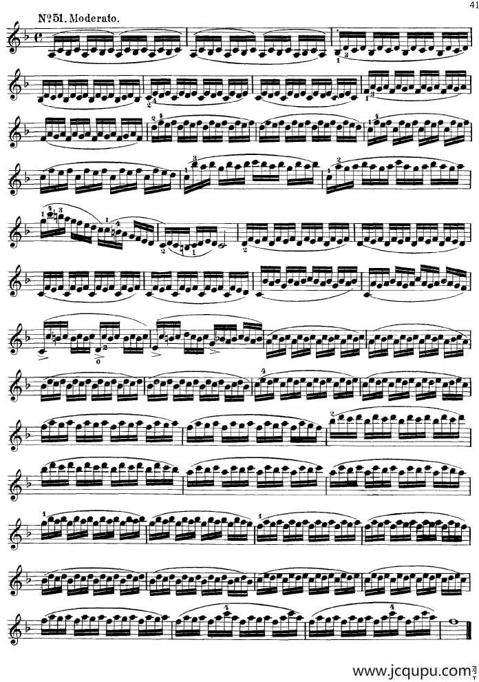 沃尔法特60首练习曲 Op.45（第41-49页）简谱