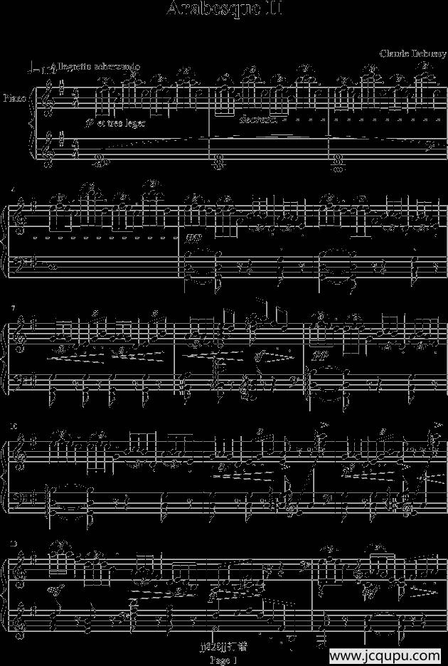 阿拉伯风格幻想曲 No.2简谱