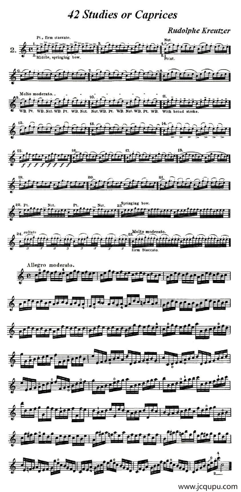 42首练习曲或隨想曲之二简谱