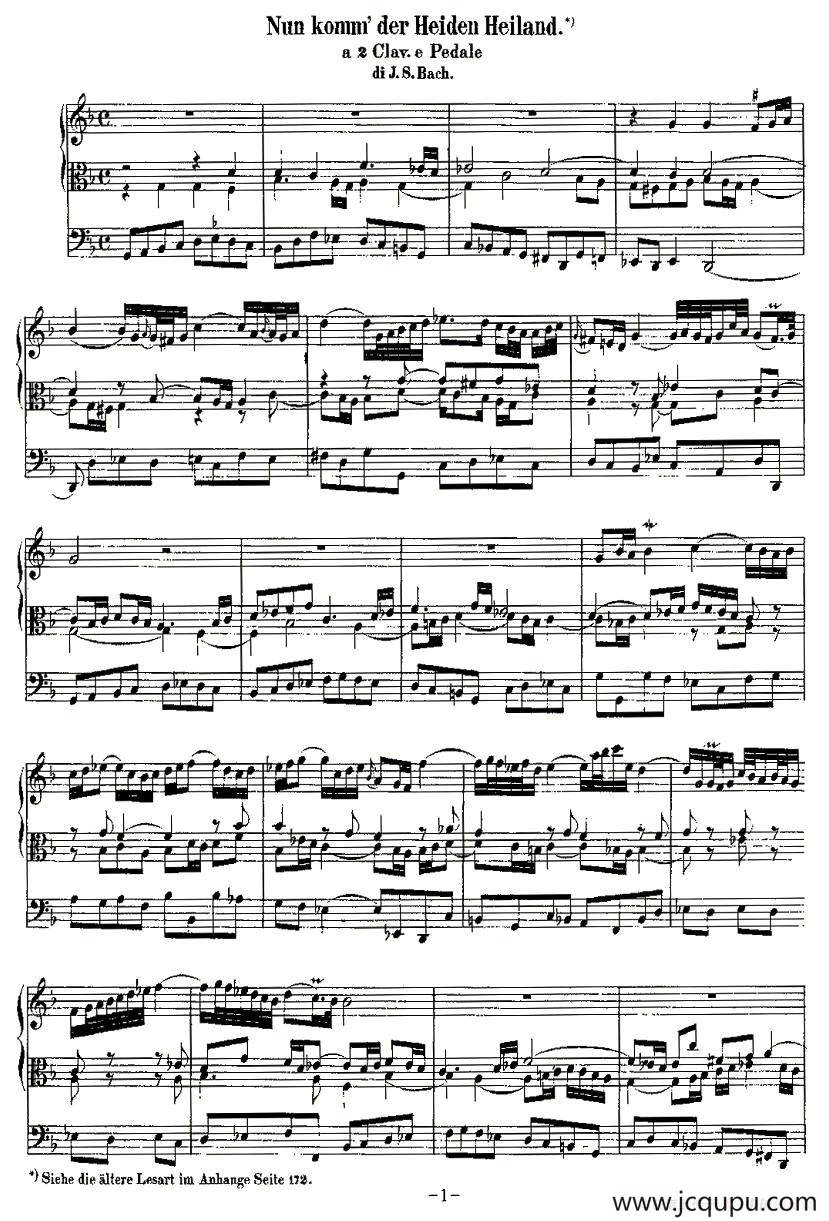 18首赞美诗前奏曲之九简谱