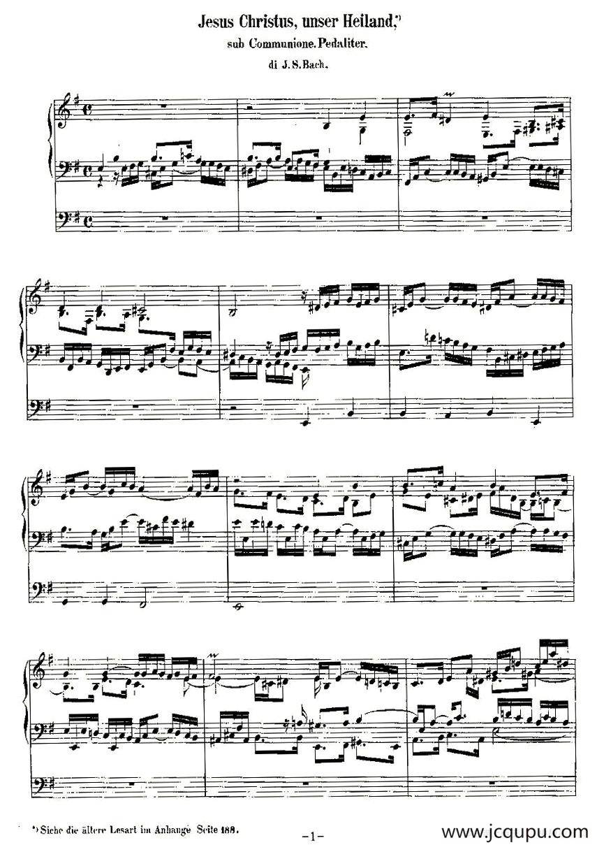 18首赞美诗前奏曲之十五简谱