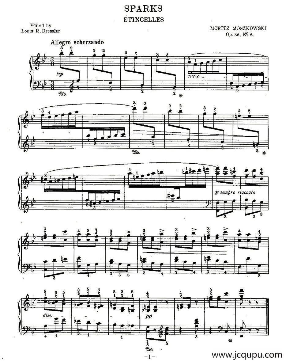 SPARKS（火花）简谱