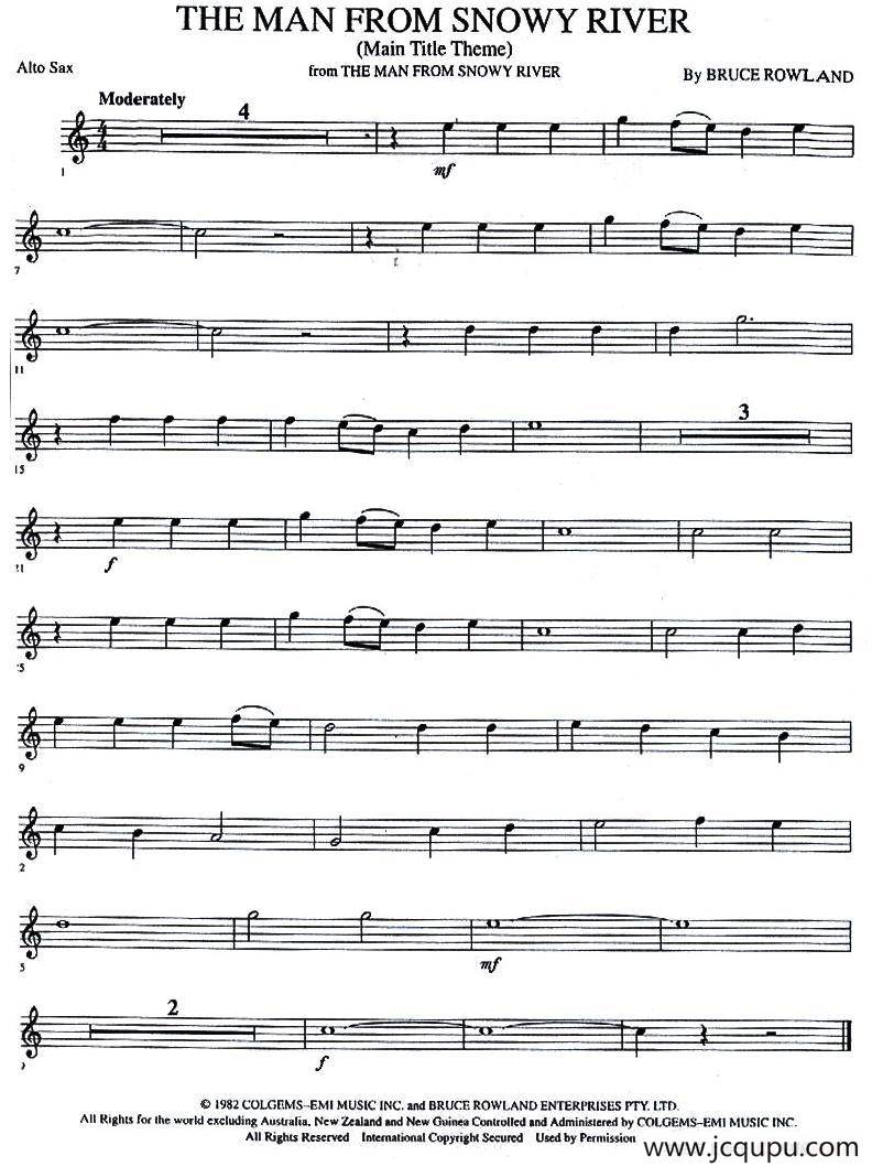 来自雪河的人简谱