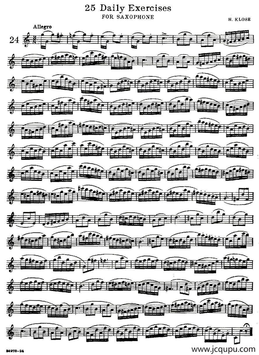 25 Daily Exercises 之24简谱