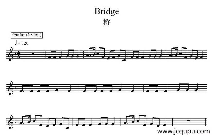 桥简谱