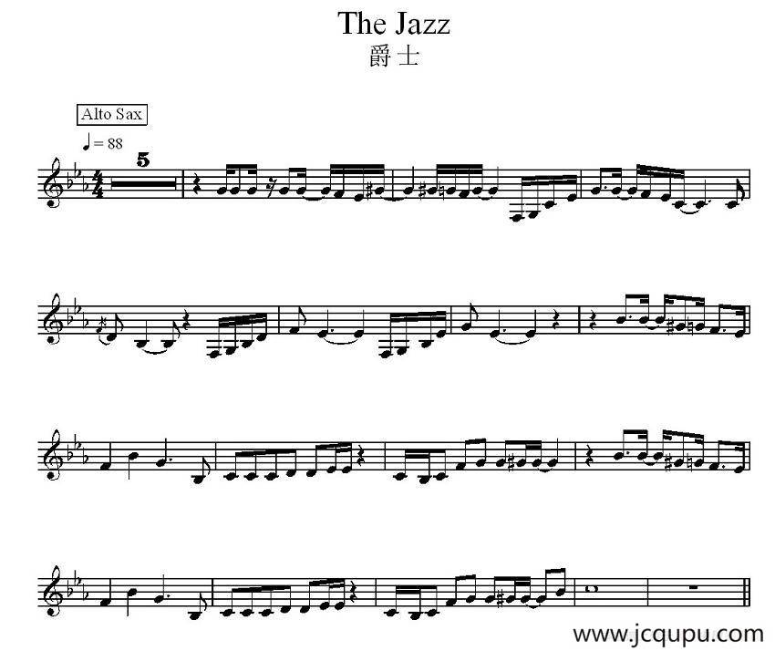 爵士简谱