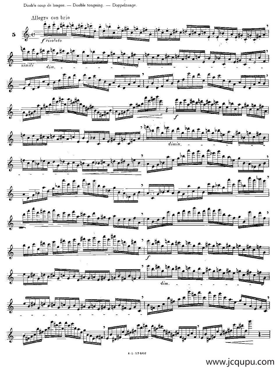 12首大技巧练习曲之5简谱