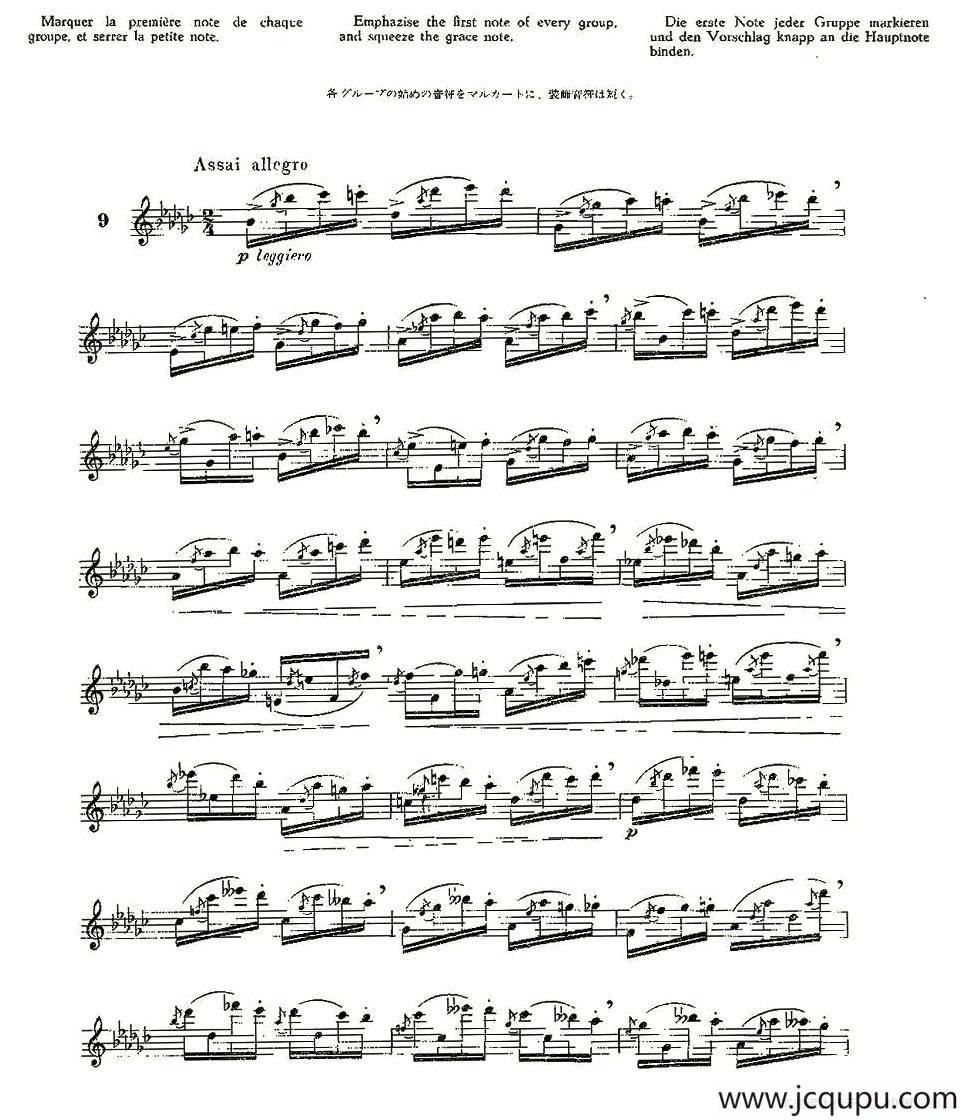 12首大技巧练习曲之9简谱