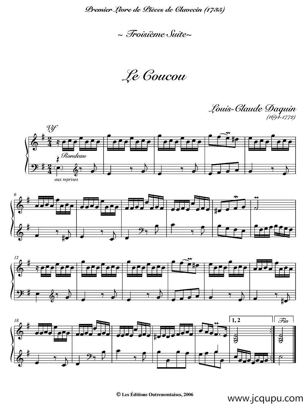 鸽子的叫声简谱