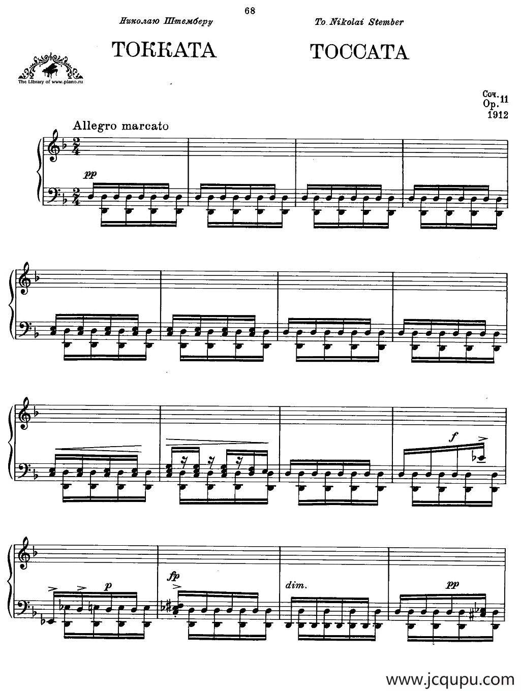 TOKKATA（托卡他）简谱