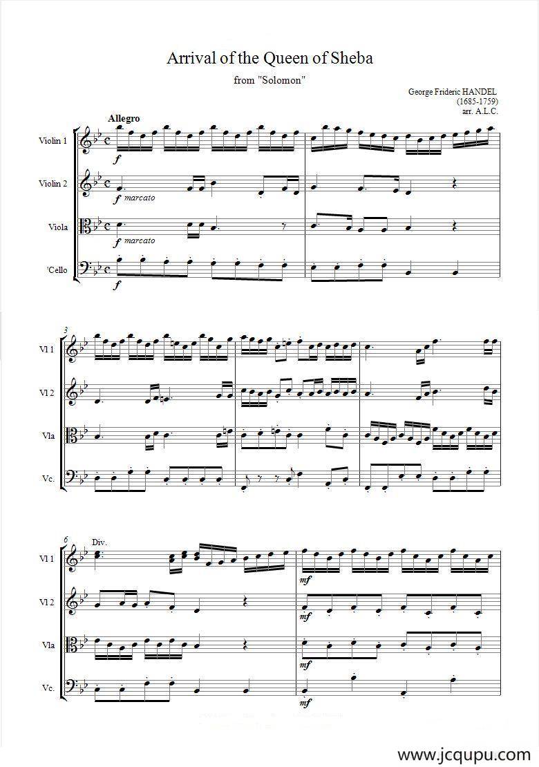 Arrival of the Queen of Sheba from 