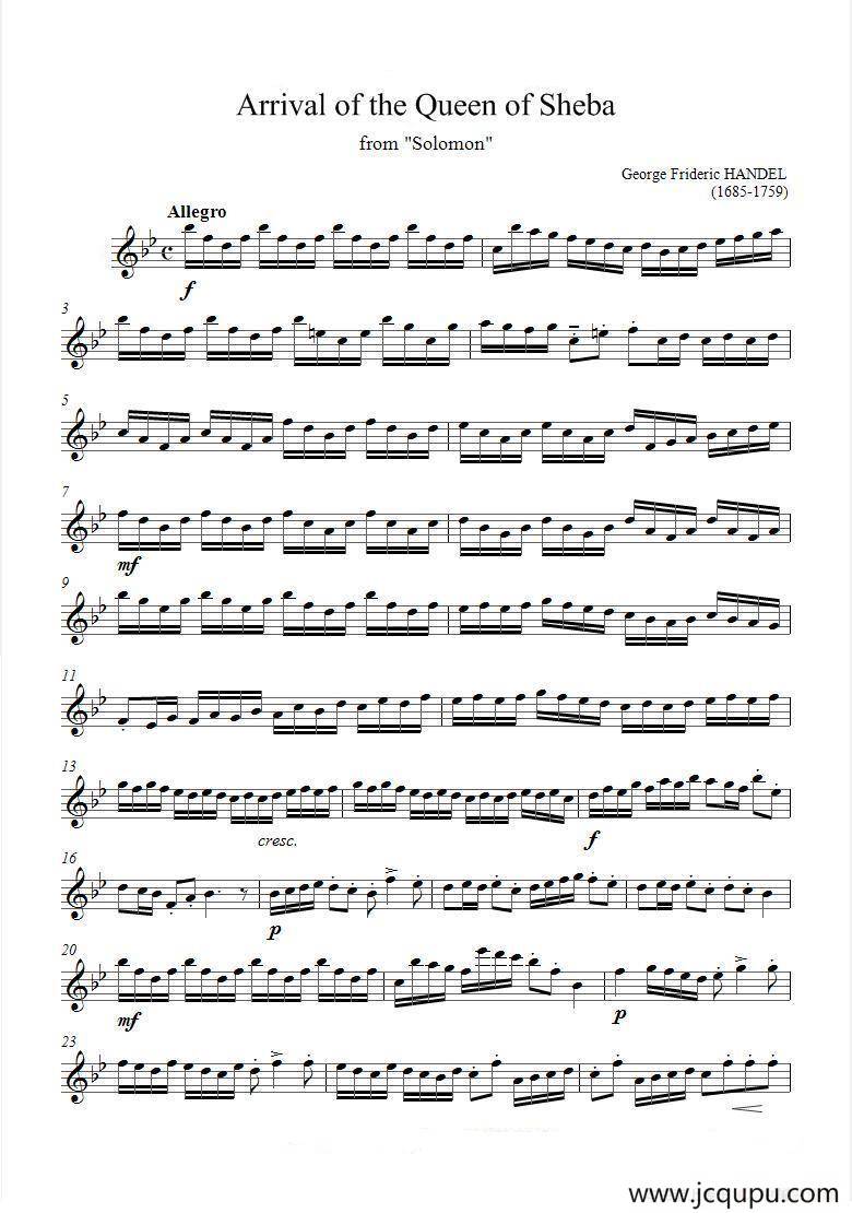 Arrival of the Queen of Sheba from 