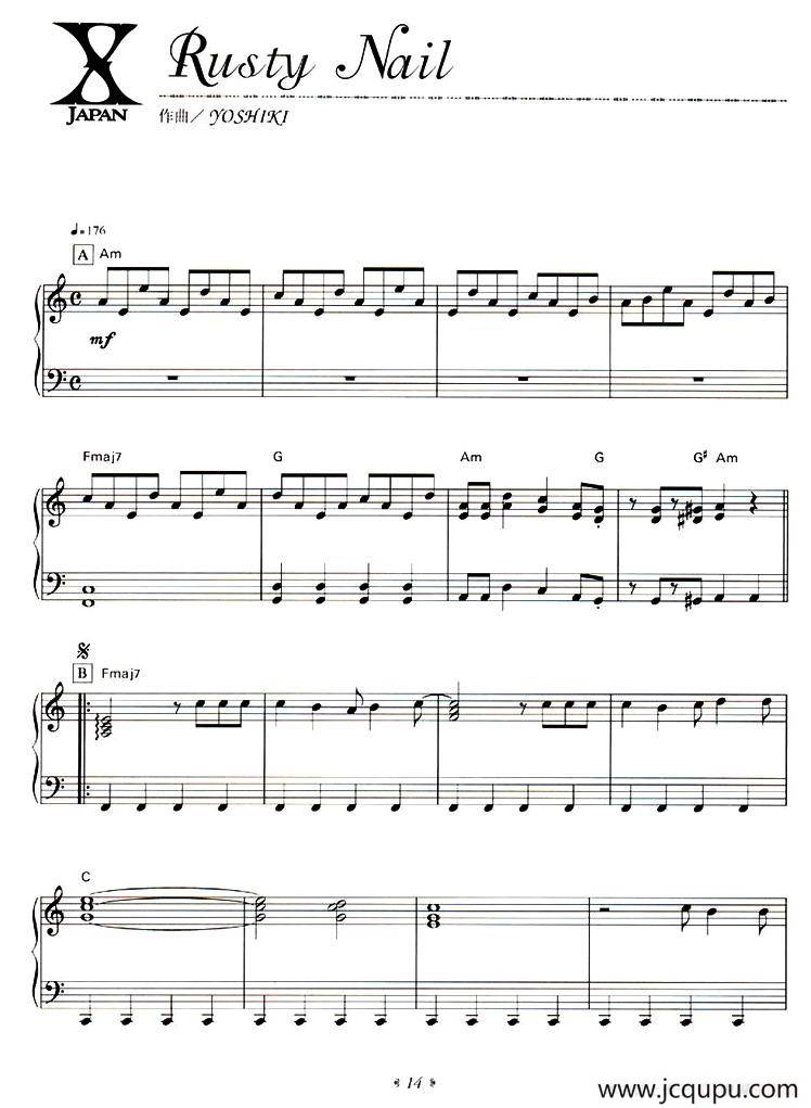 Rusty Nail简谱