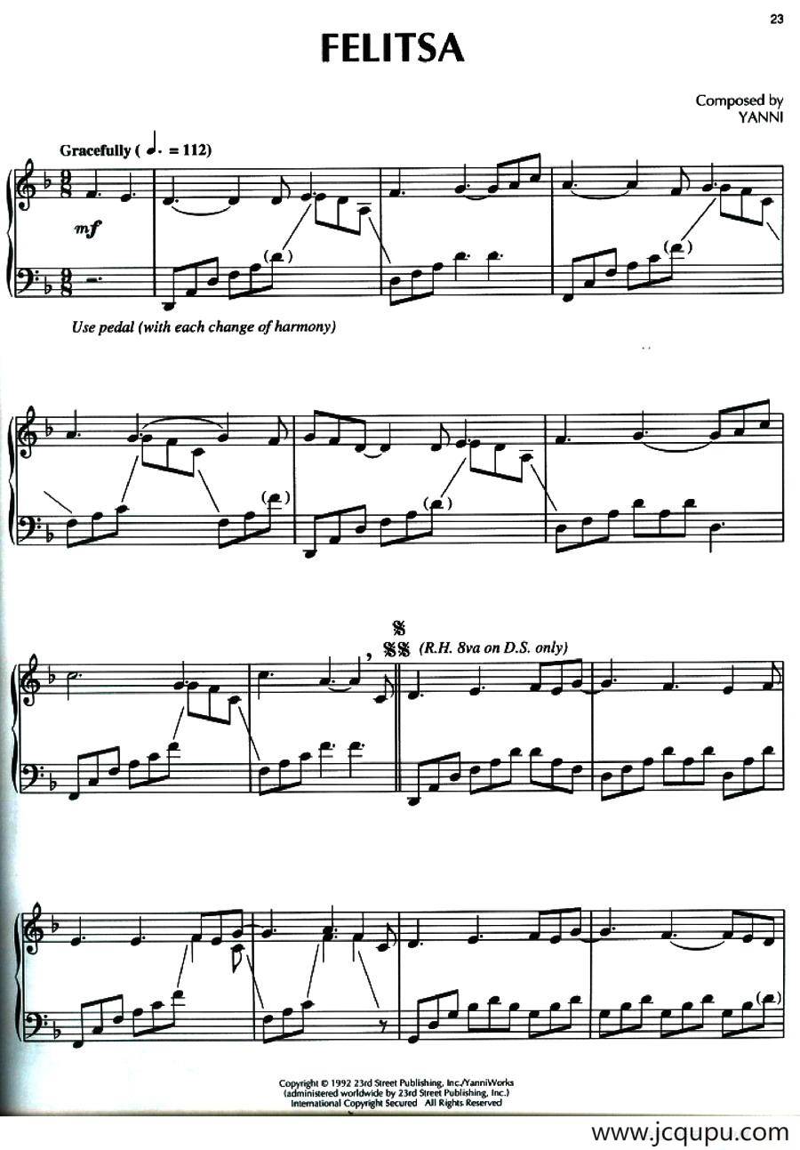 Felitsa简谱