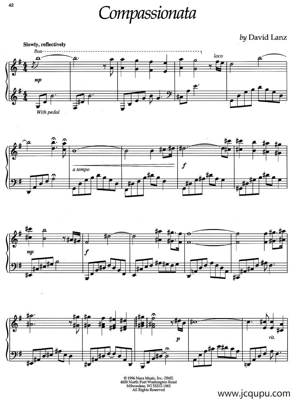 Compassionata 简谱