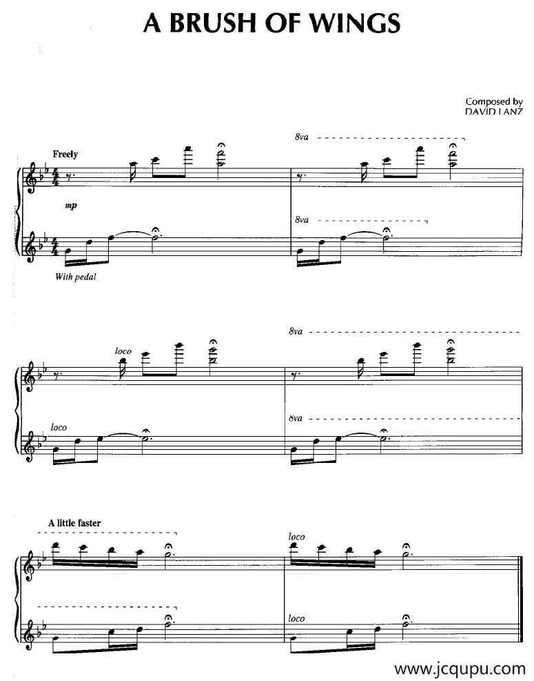 A Brush Of Wings简谱