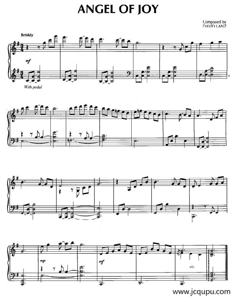 Angel Of Joy简谱