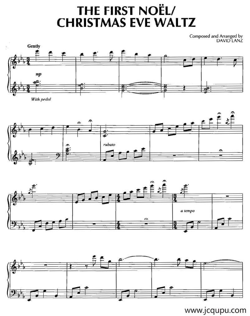 The First Noel简谱