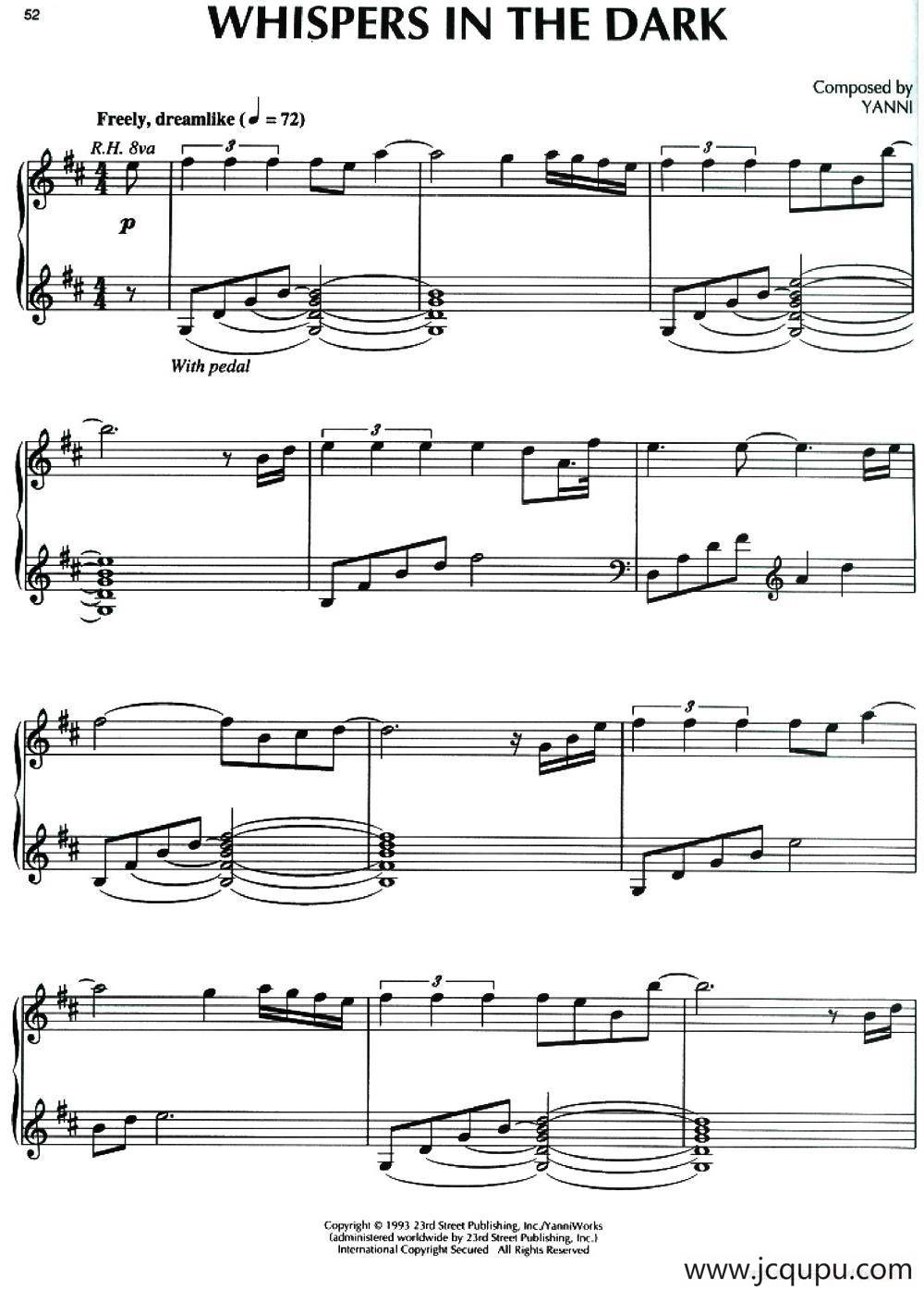 Whispers in the Dark简谱