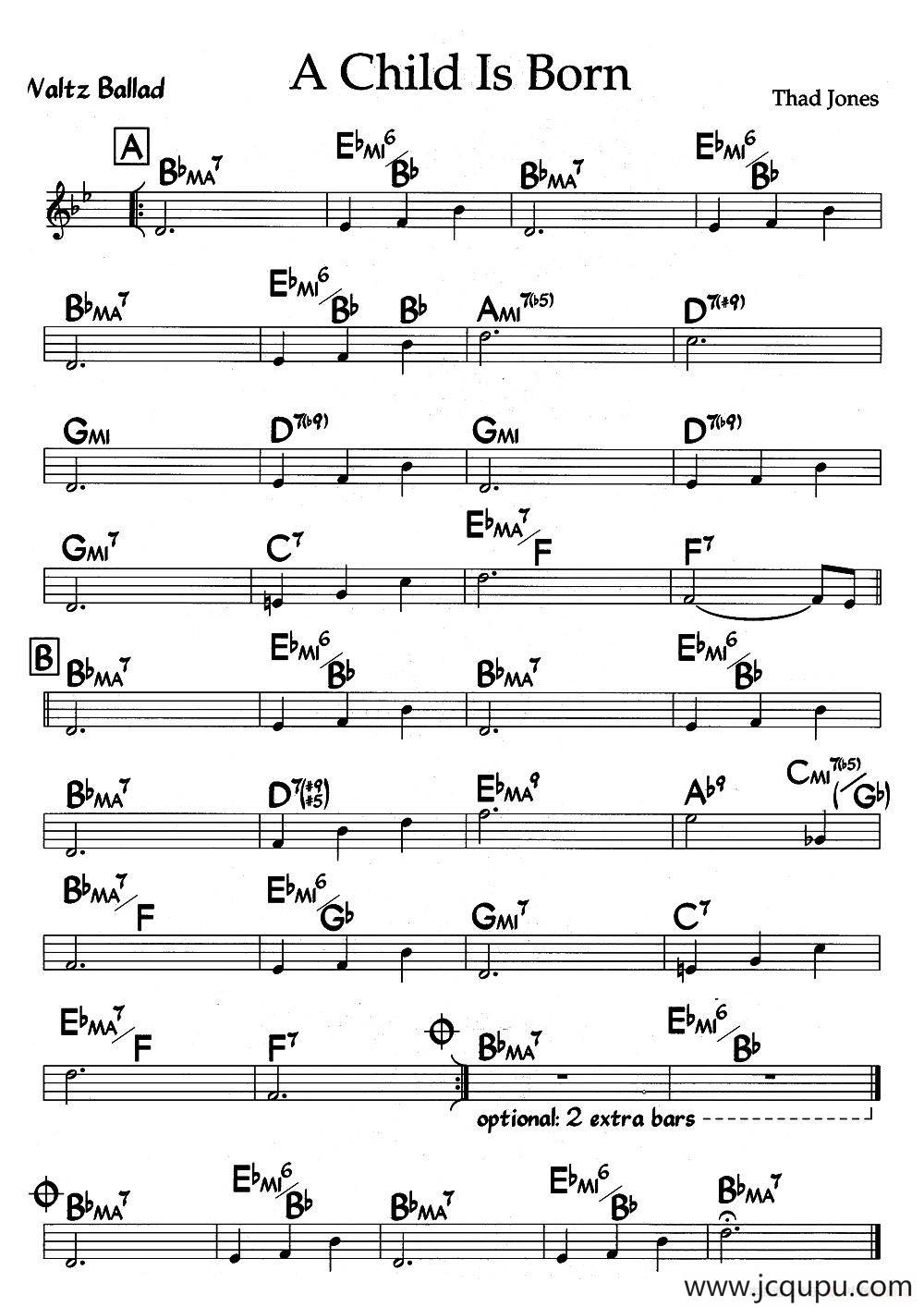 A Child Is Born （爵士钢琴曲）简谱