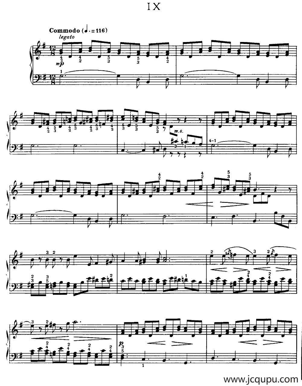 20 Petites Etudes, Op.91（20首小型练习曲）（9）简谱