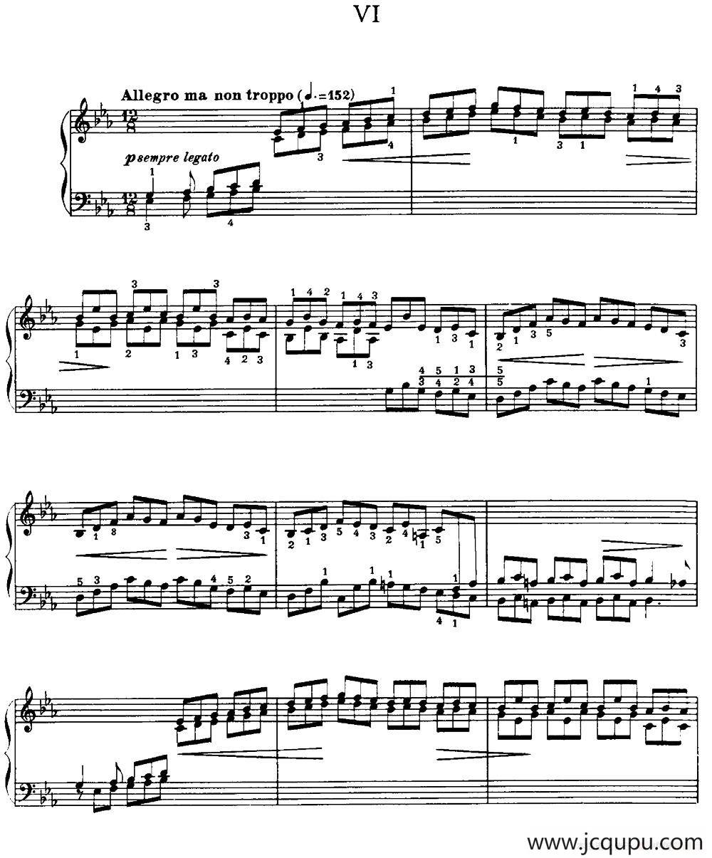 20 Petites Etudes, Op.91（20首小型练习曲）（6）简谱