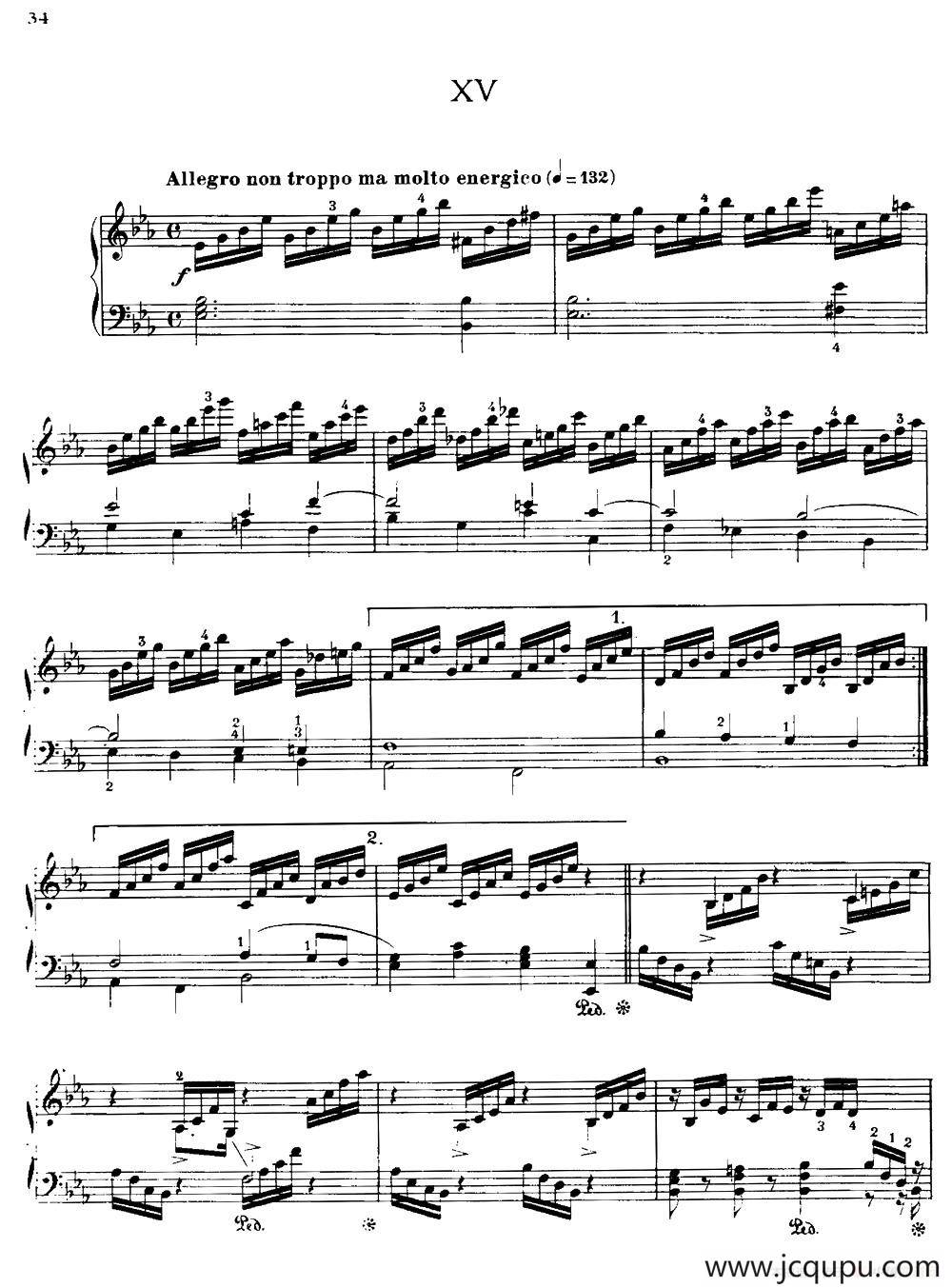 20 Petites Etudes, Op.91（20首小型练习曲）（15）简谱