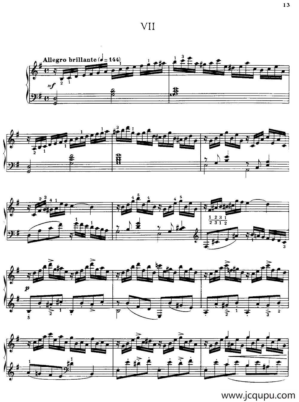 20 Petites Etudes, Op.91（20首小型练习曲）（7）简谱