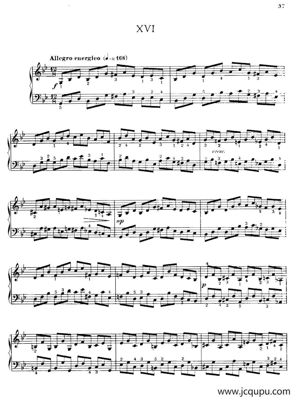 20 Petites Etudes, Op.91（20首小型练习曲）（16）简谱