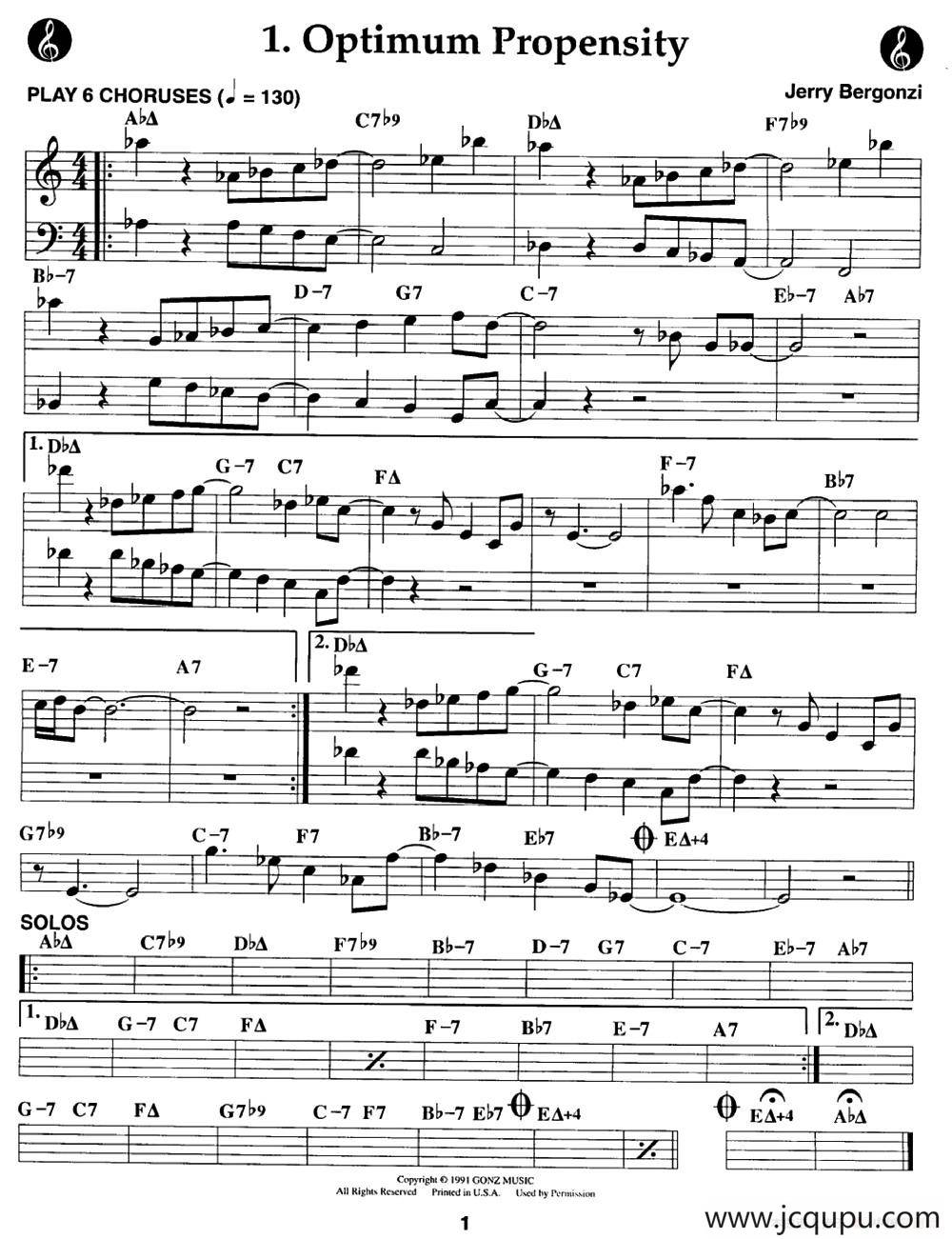 Optimum Propensity简谱