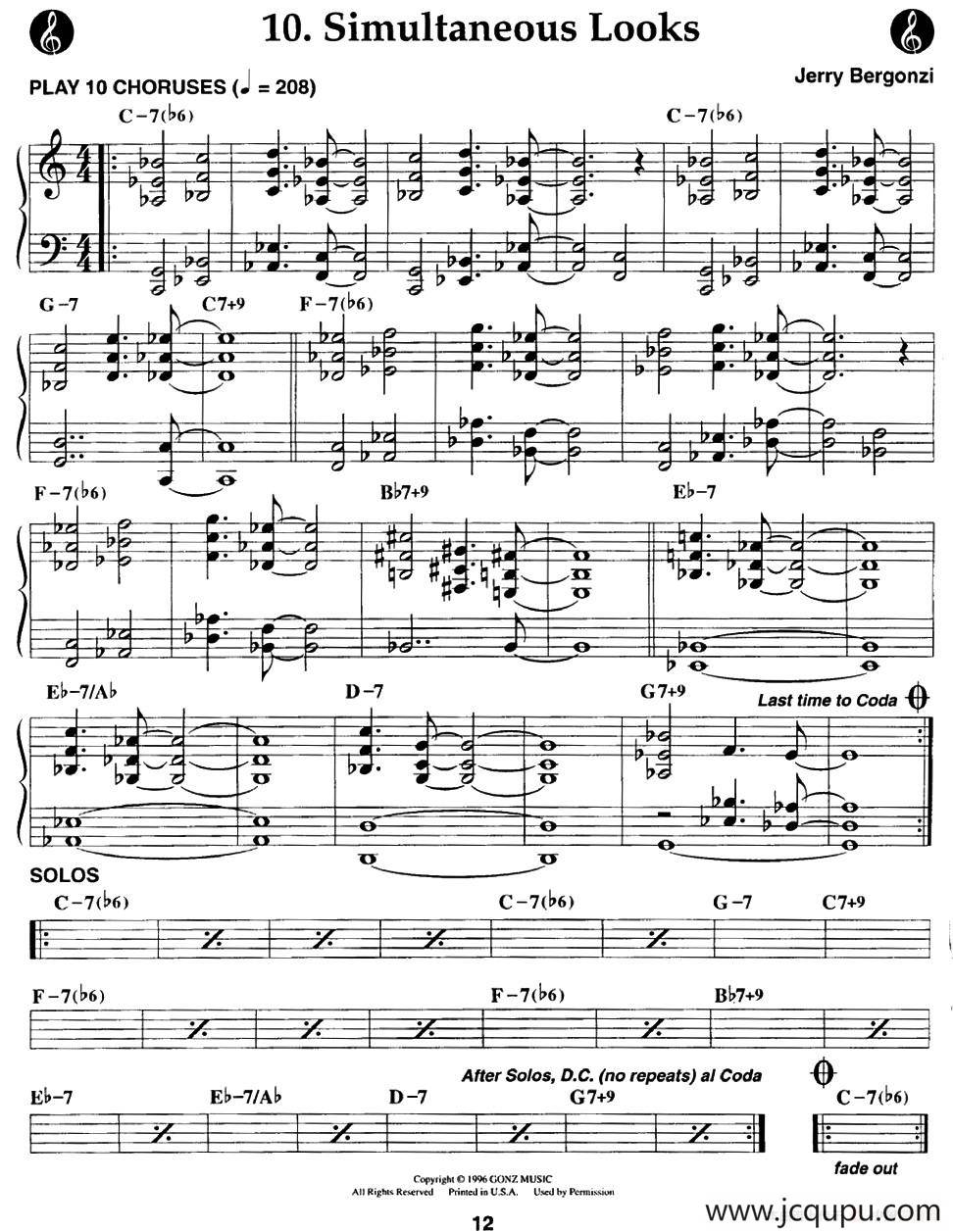 Simultaneous Looks简谱