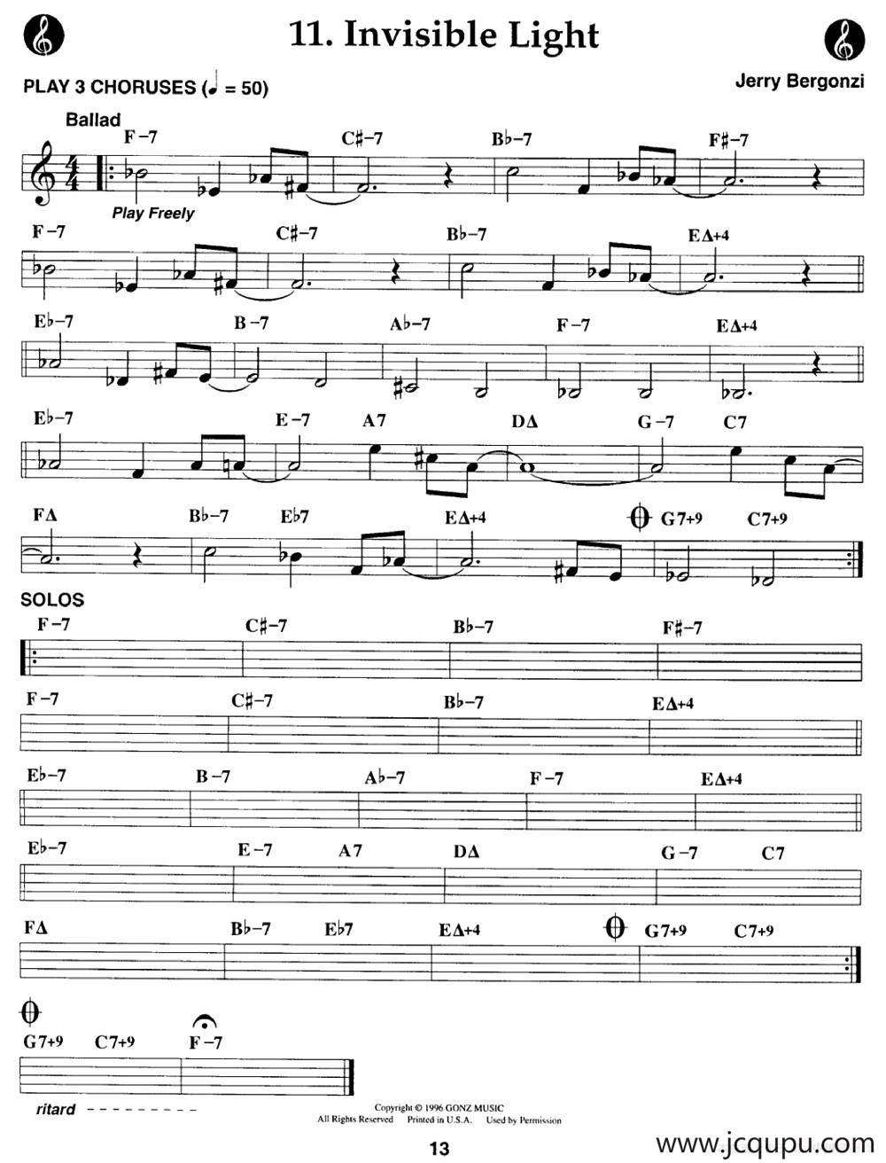 Invisible Light简谱