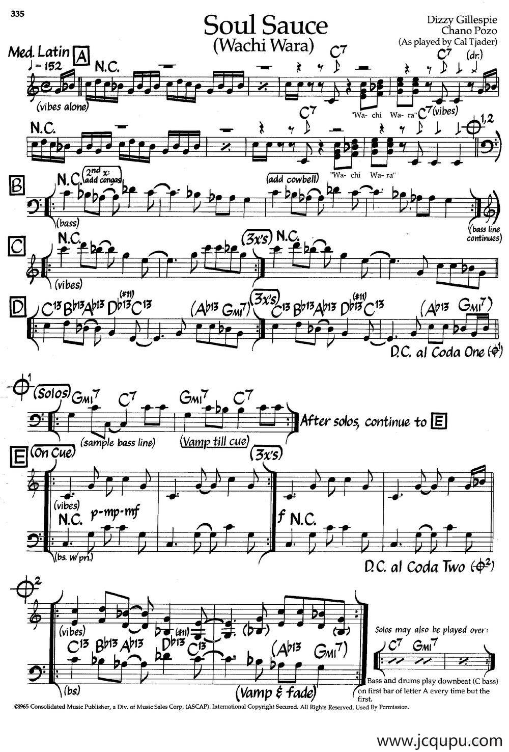 Soul Sauce（爵士钢琴曲）简谱