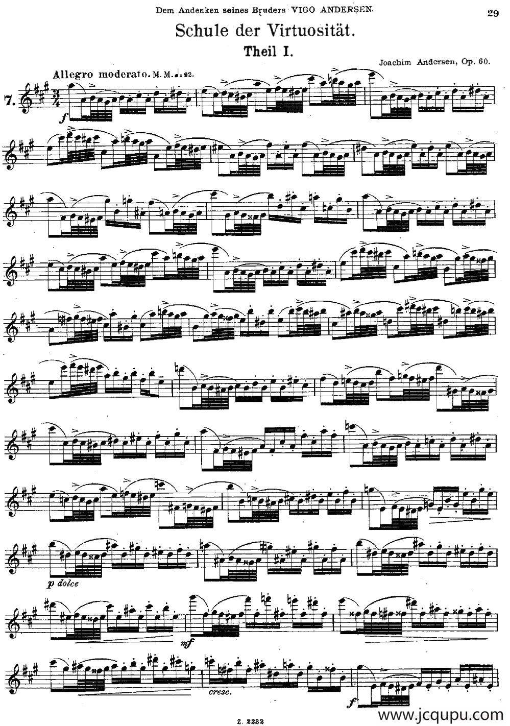 Schule der Virtuosität. Op. 60（7）简谱