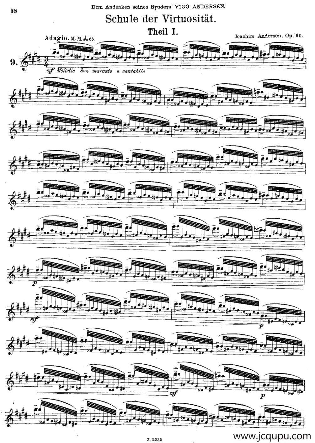 Schule der Virtuosität. Op. 60（9）简谱