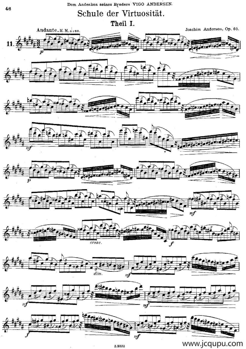 Schule der Virtuosität. Op. 60（11）简谱
