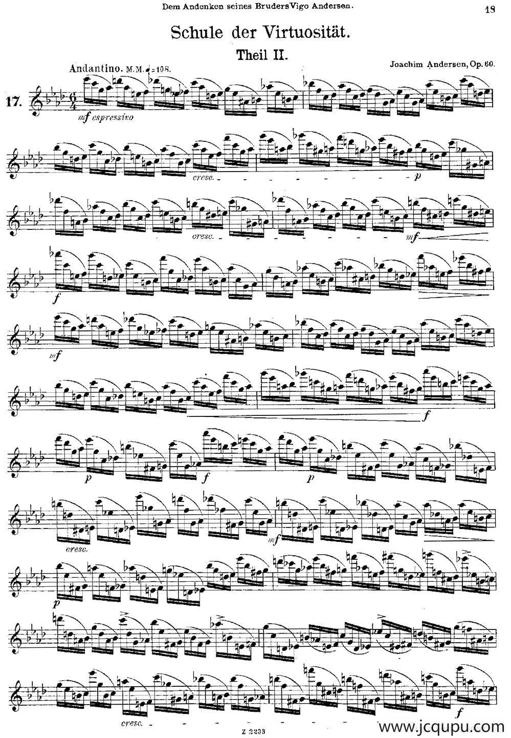 Schule der Virtuosität. Op. 60（17）简谱