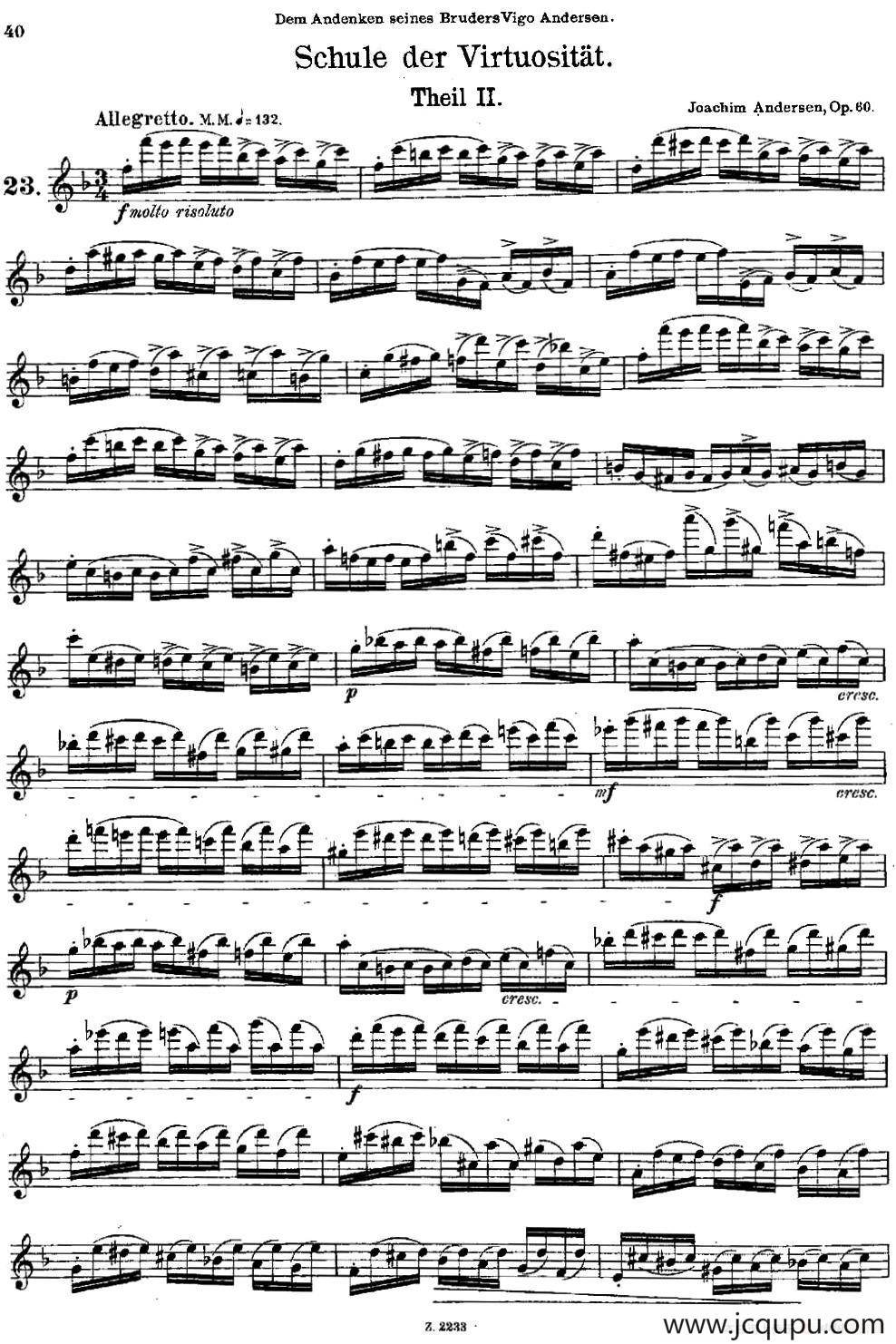 Schule der Virtuosität. Op. 60（23）简谱